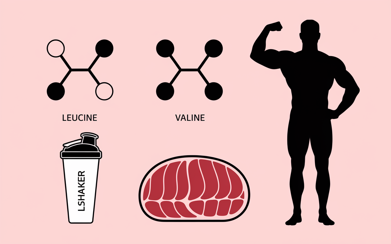 BCAA trois acides aminés