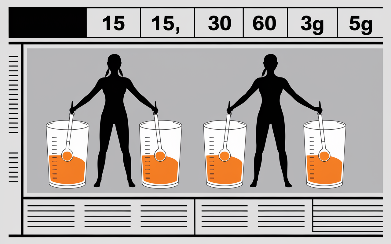 BCAA calendrier doses