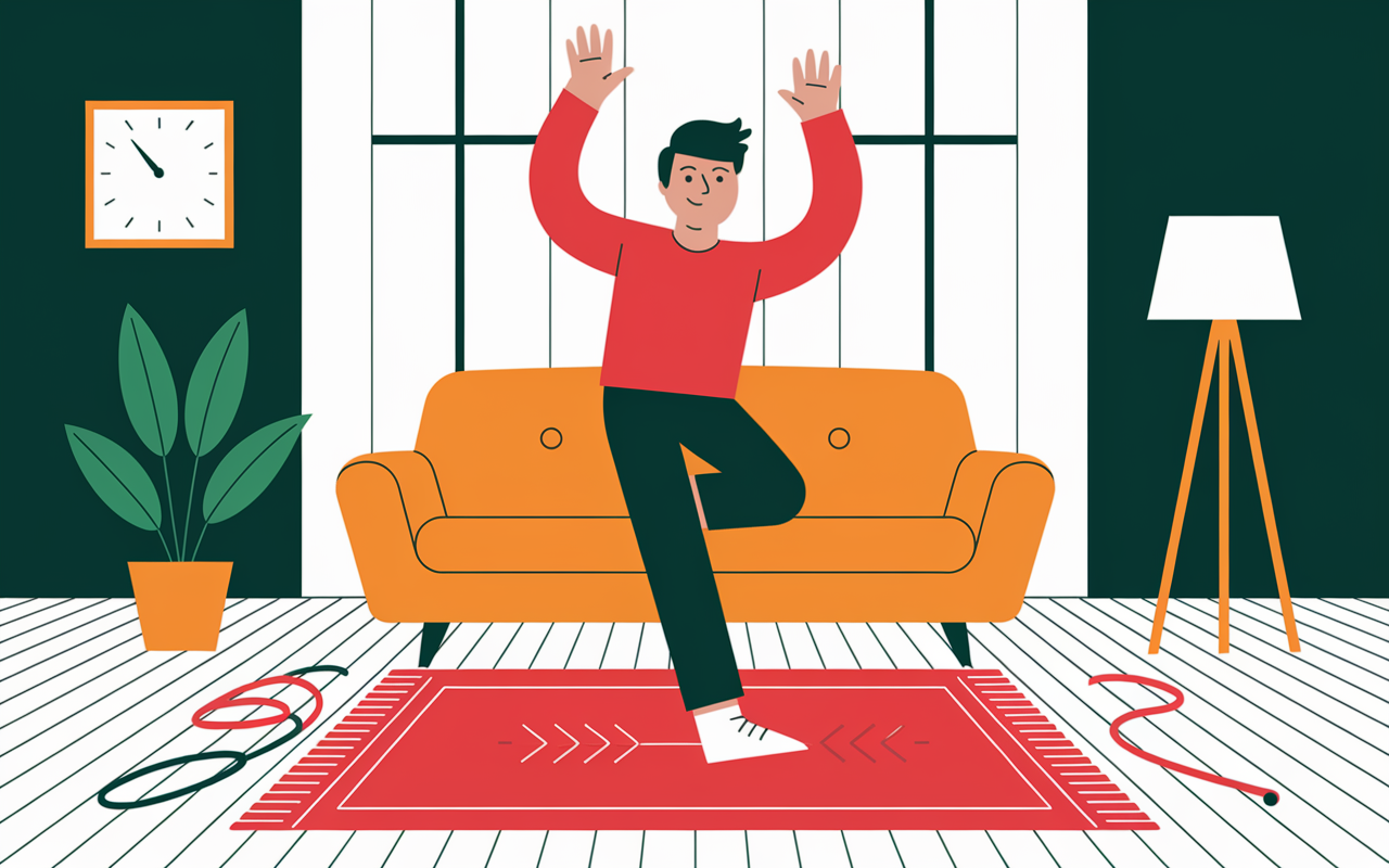 exercices cardio maison jumping jacks