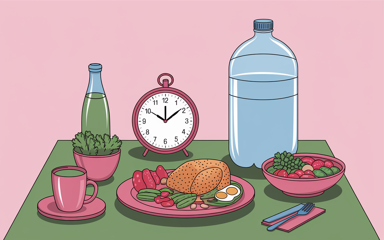 Table aliments protéinés eau haltère brass