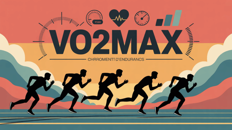 VO2max silhouettes course piste progression endurance