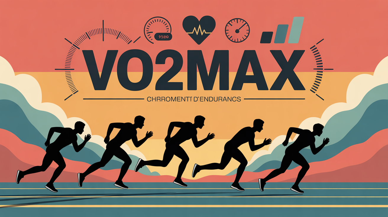 VO2max silhouettes course piste progression endurance