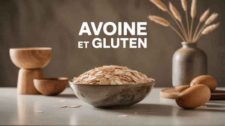 Bol de flocons avoine sans gluten titre central