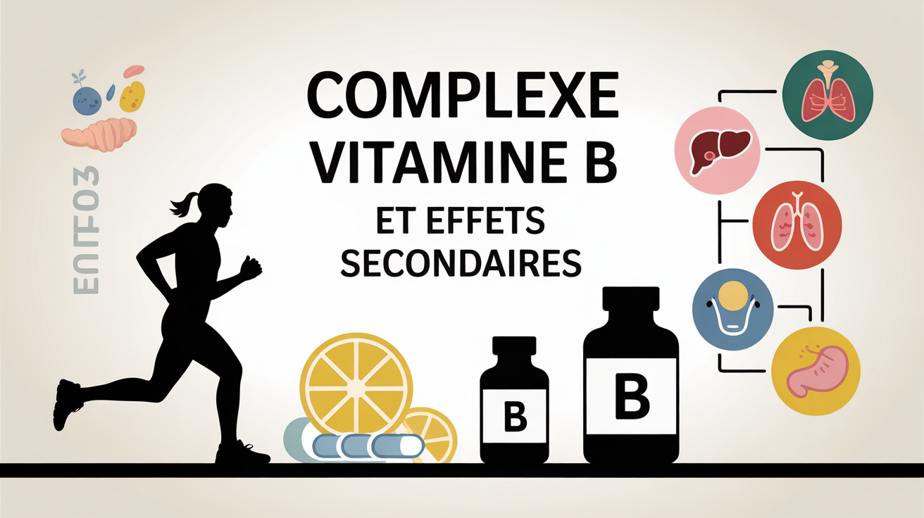 Illustration complexe vitamine B effets secondaires tableau doses