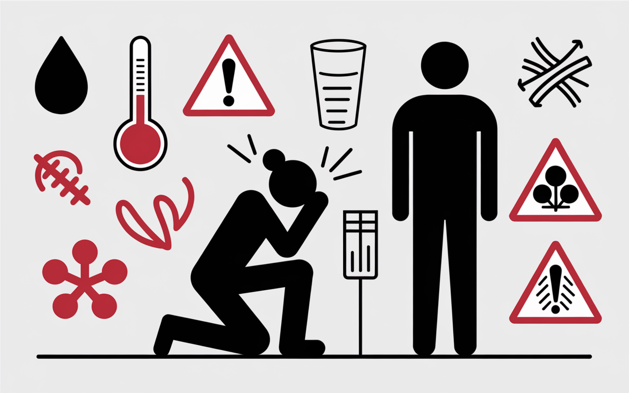 hypoglycemie hyperglycemie pictogrammes alerte