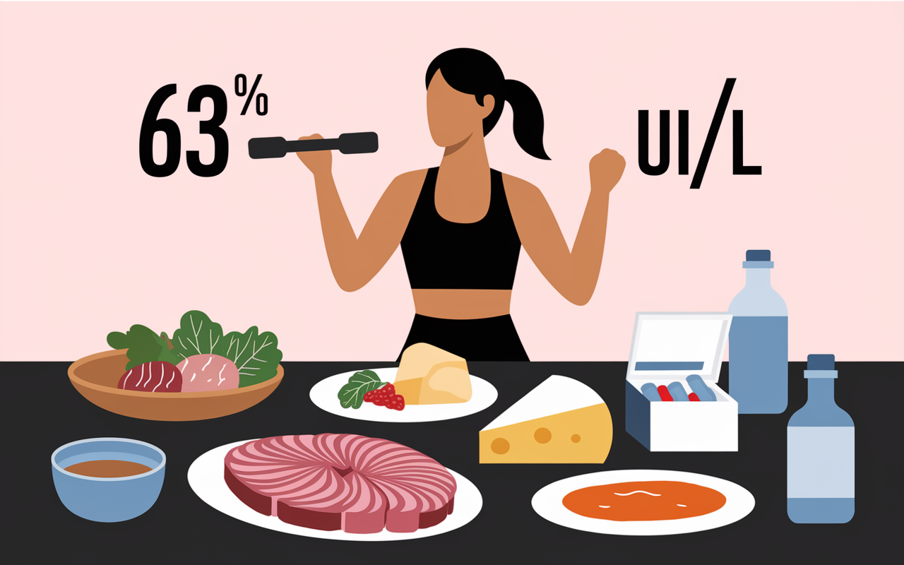 Lipase 63 UI/L aliments riches sport medicament