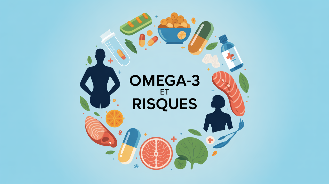 illustration omega-3 risques sportifs capsules aliments