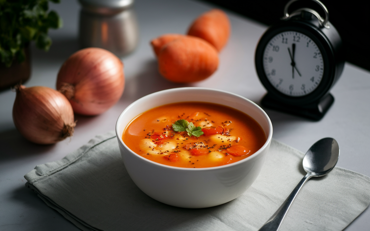 ingredients soupe aux choux regime express cuisson