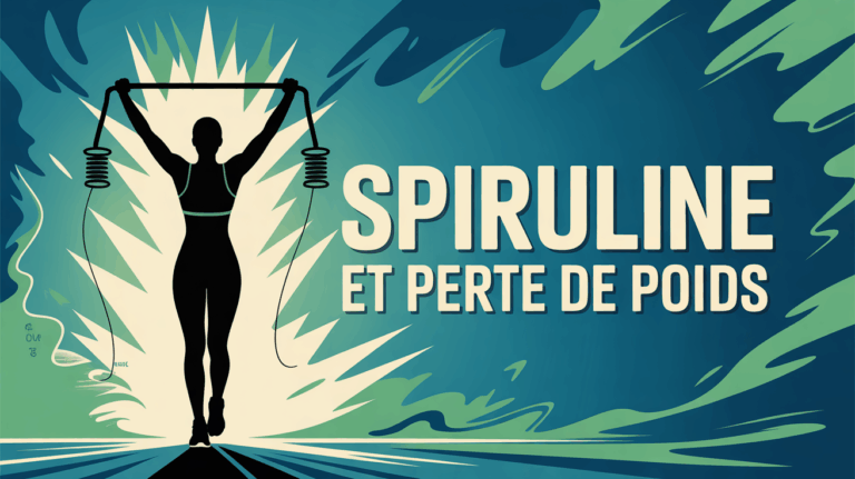 Silhouette sportive spiruline perte de poids energie