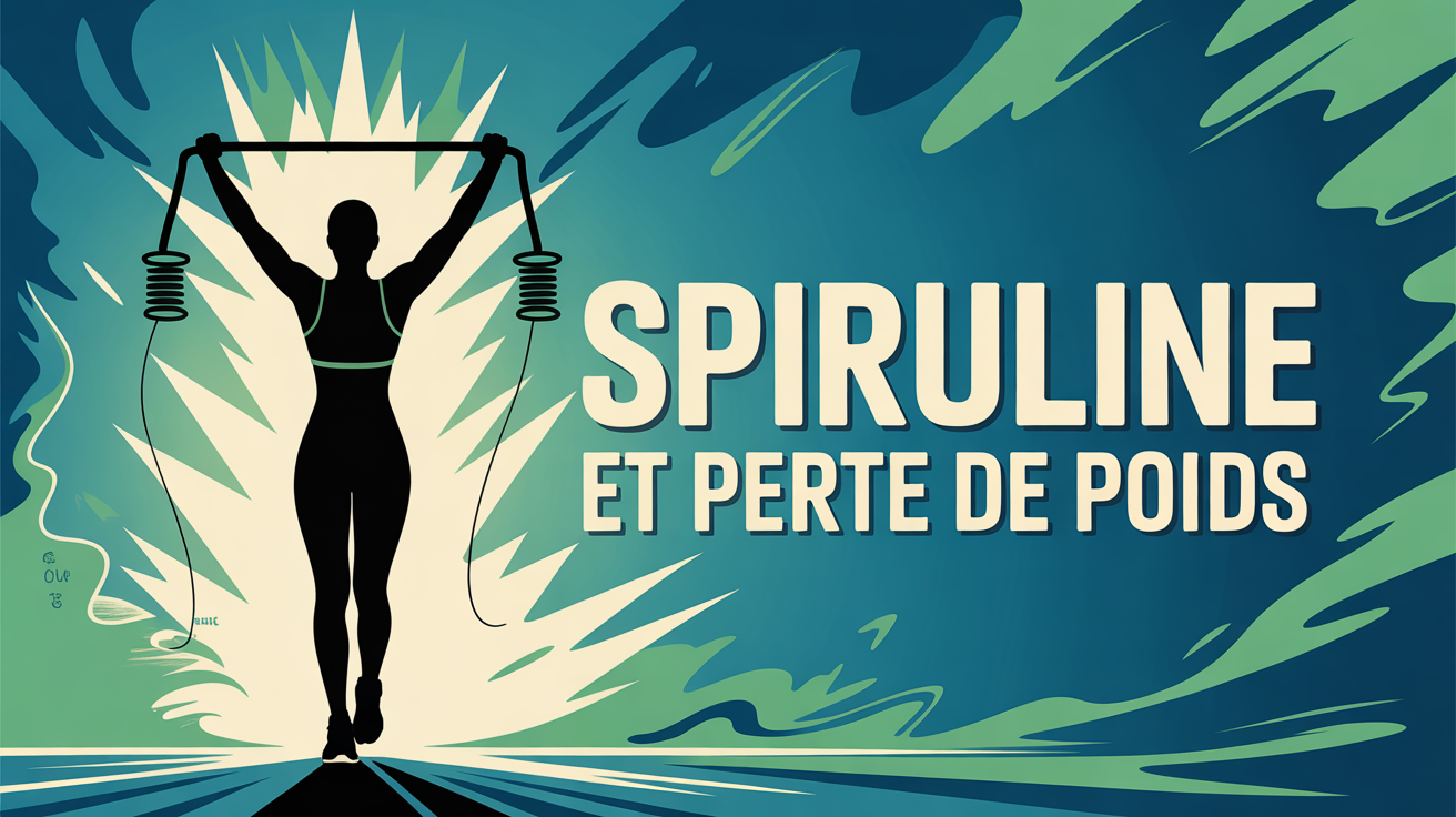 Silhouette sportive spiruline perte de poids energie