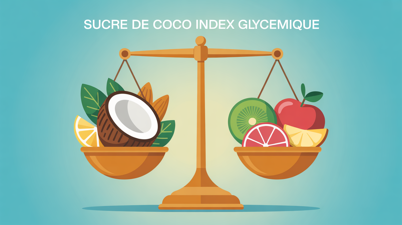 balance compare sucre de coco index glycemique