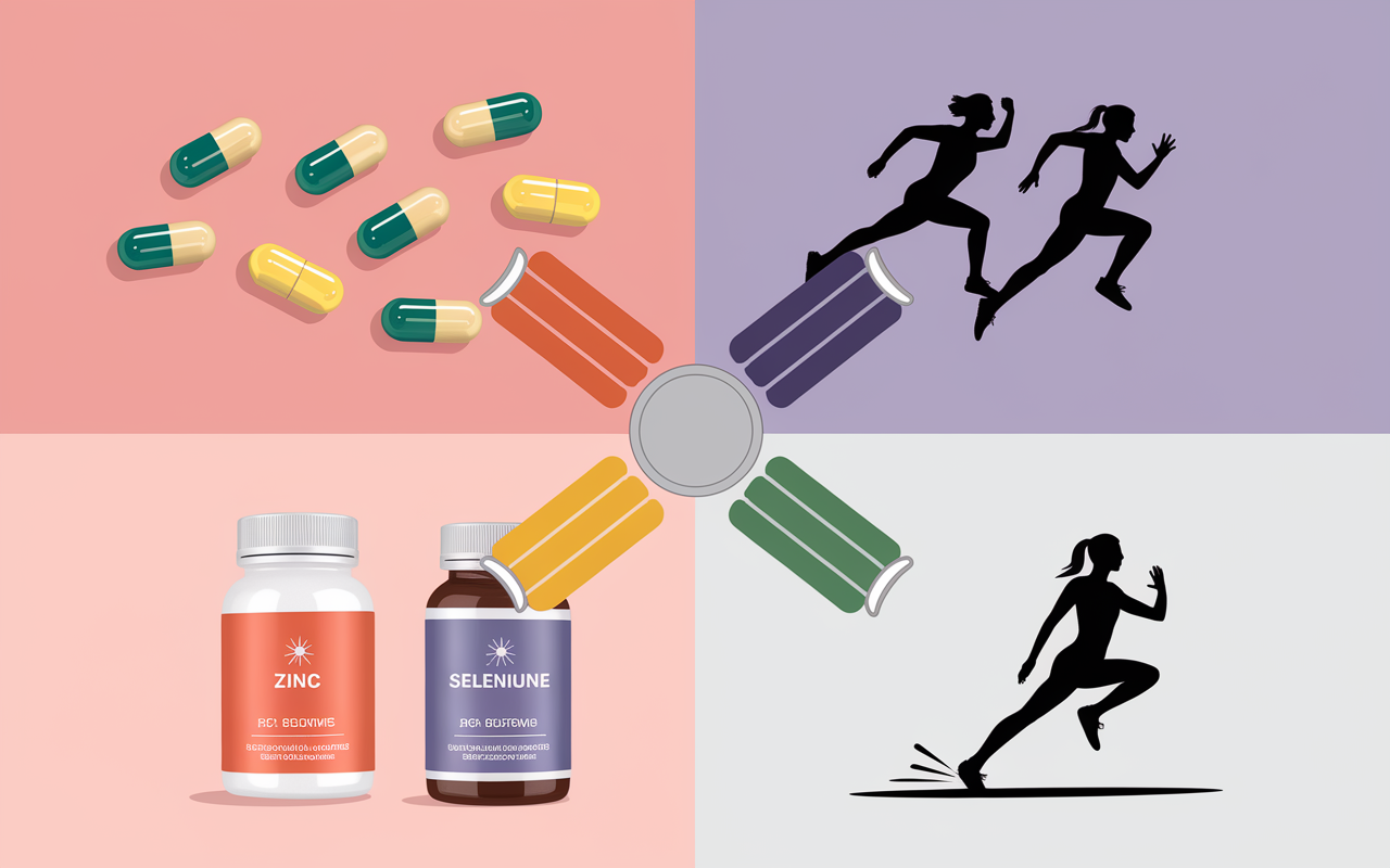 vitamines mineraux zinc selenium spiruline sportifs