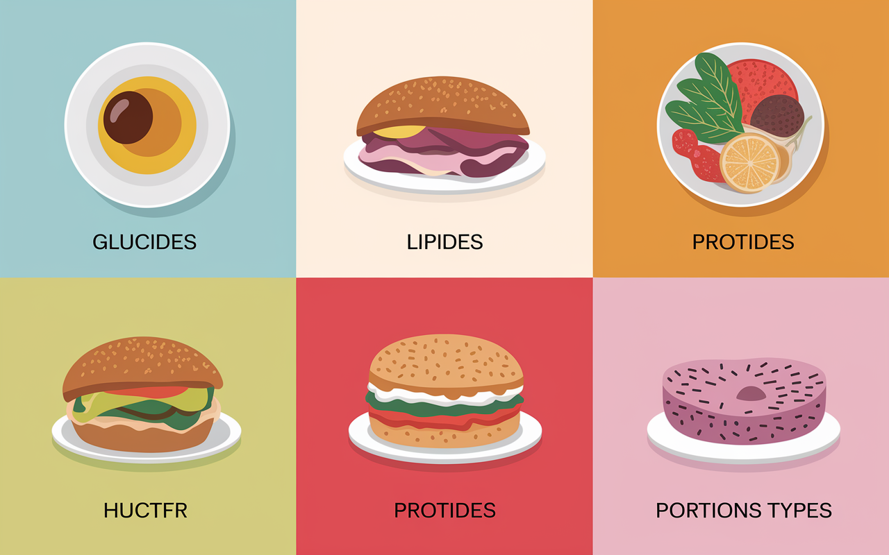 Tableau aliments glucides lipides protides