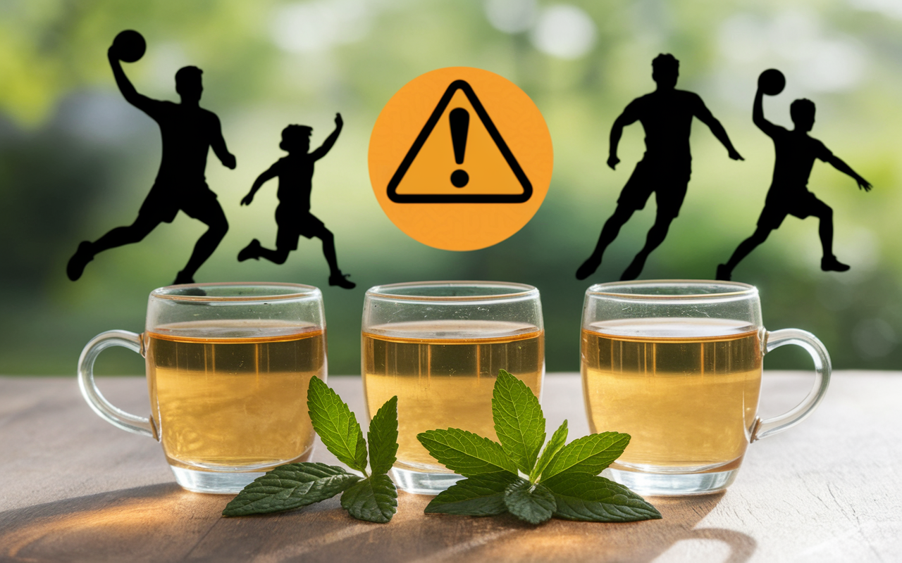Tisane menthe poivree effets secondaires pictogramme alerte