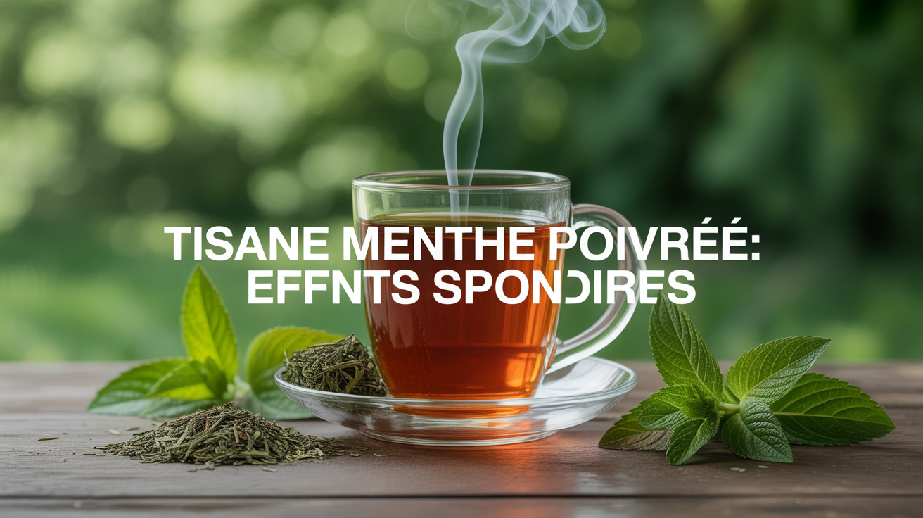 Tisane menthe poivree effets secondaires tasse et accessoires sport