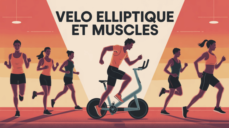vue stylisee velo elliptique muscles