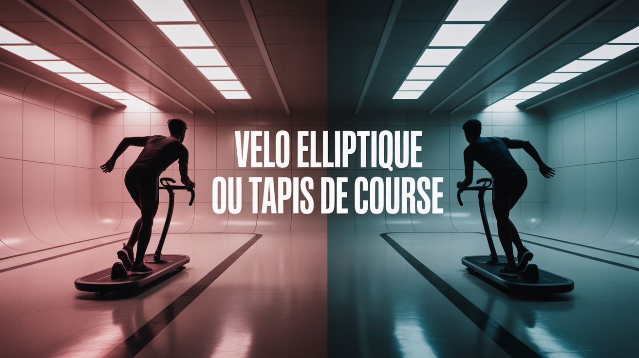 Comparaison velo elliptique tapis de course salle sport
