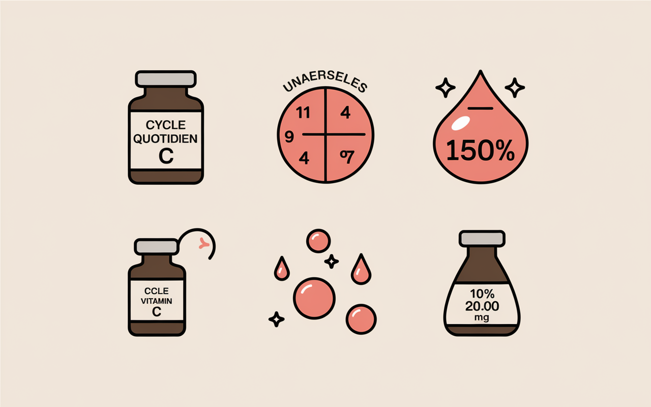 Illustration effets secondaires vitamine C liposomale percentages
