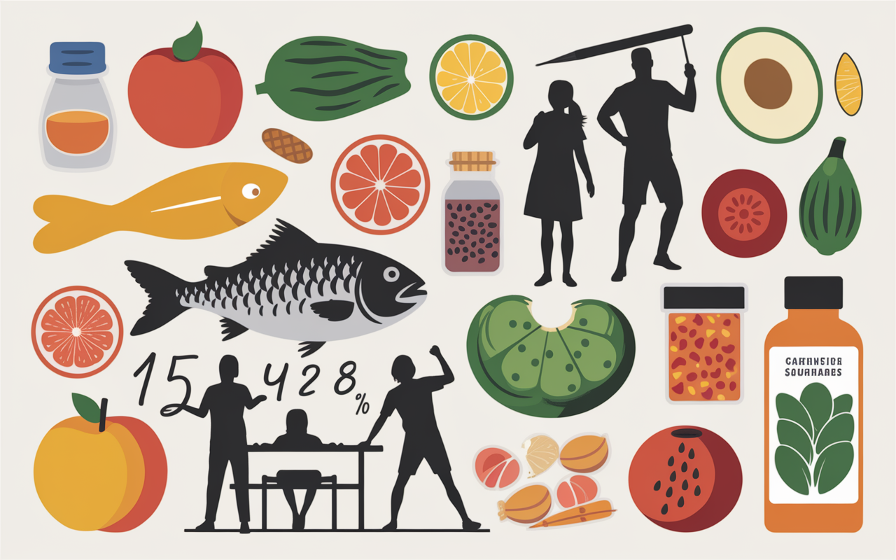 tableau aliments vitamines memoire concentration