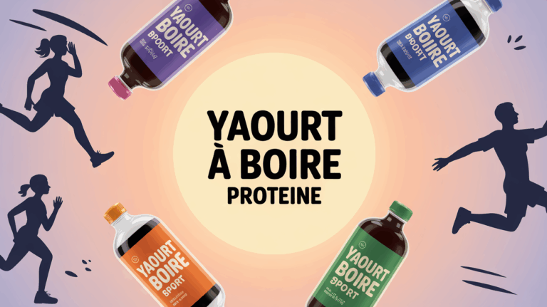 bouteilles yaourt a boire proteine sport fond lumineux