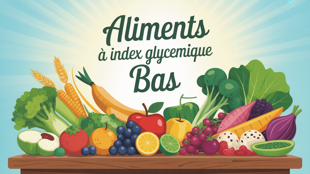 Plateau aliments à index glycémique bas sport