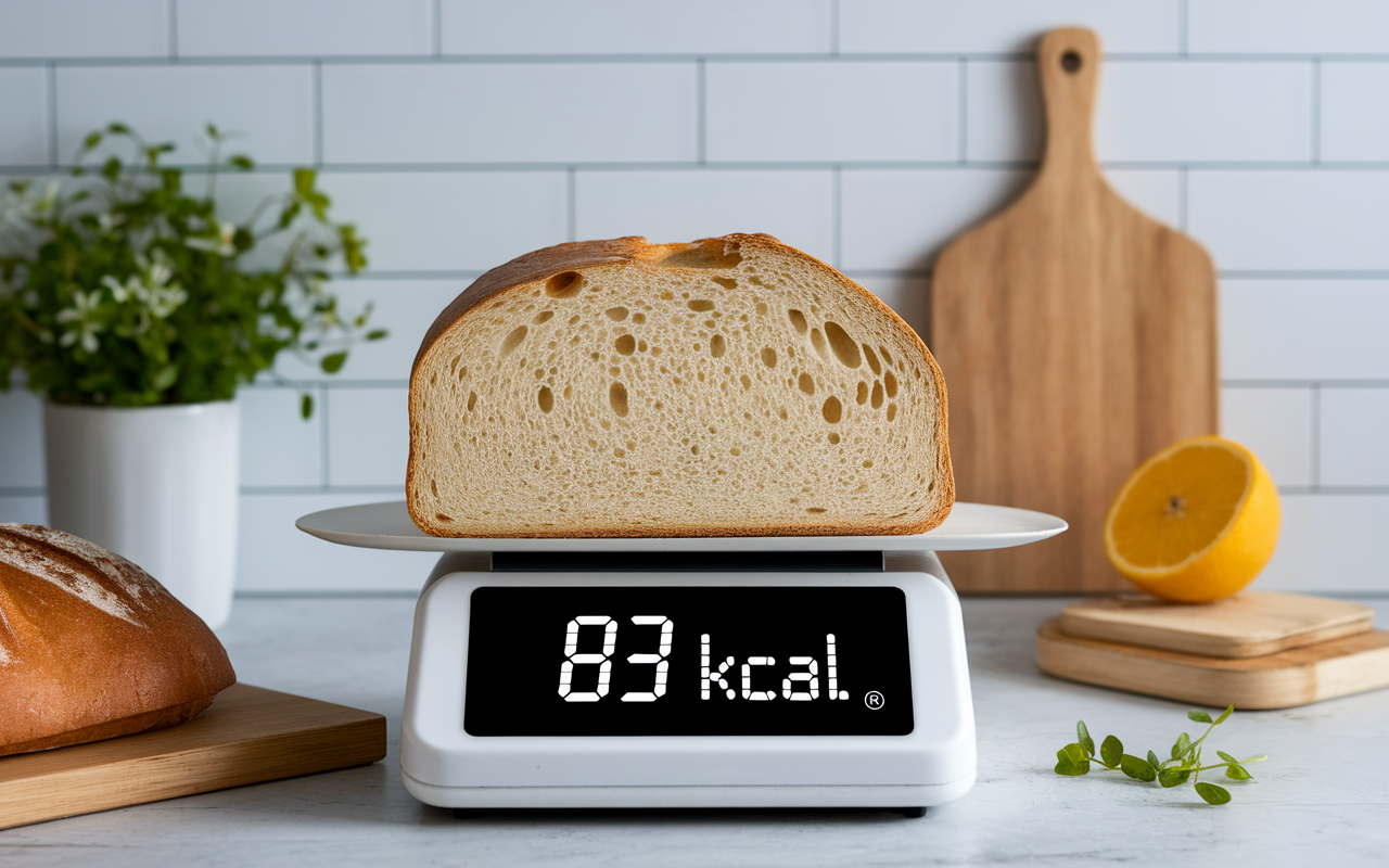 calories pain de seigle 83 kcal par tranche