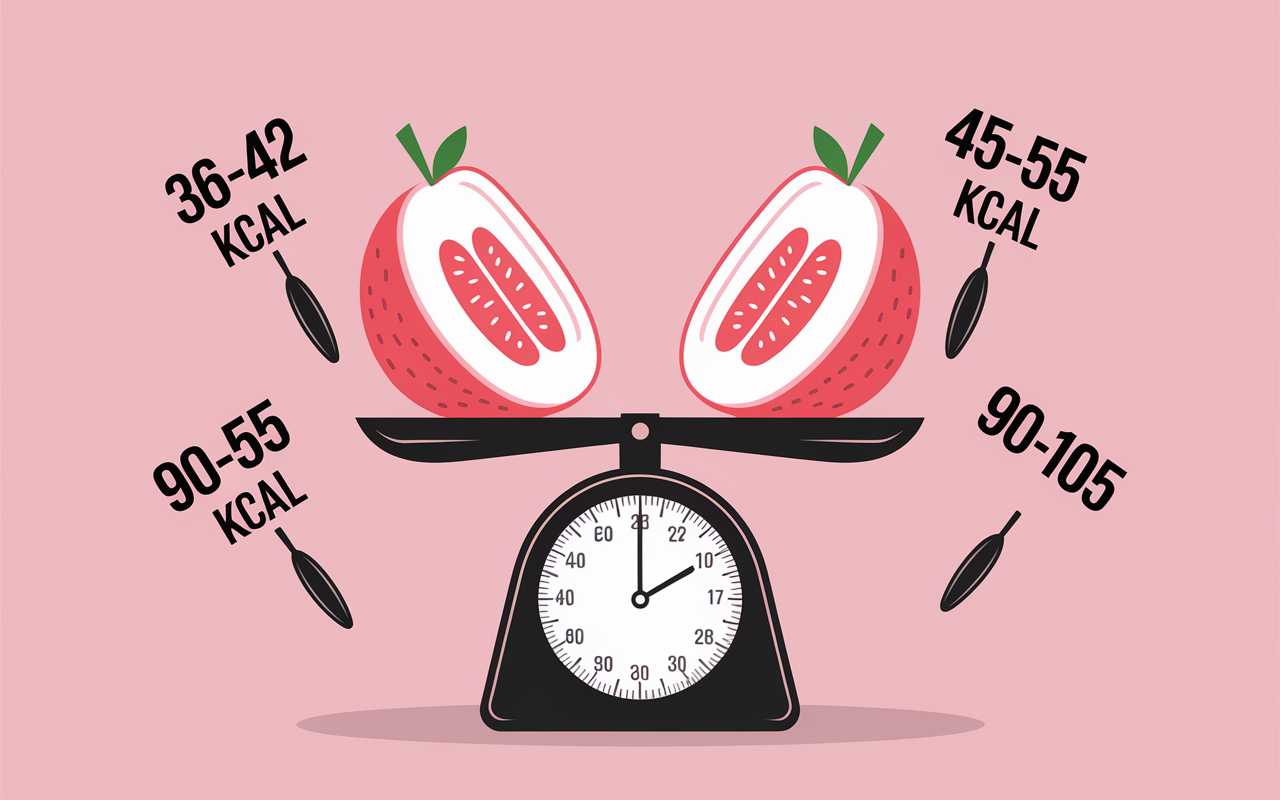 Pamplemousse sur balance avec valeurs calories nutrition
