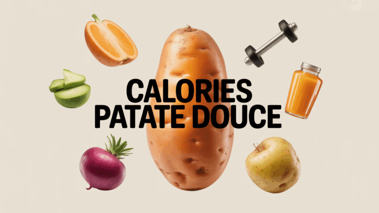 Calories patate douce image centrale orange sportive