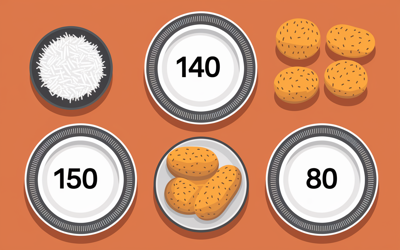 comparaison calorie riz pâtes pommes de terre assiettes