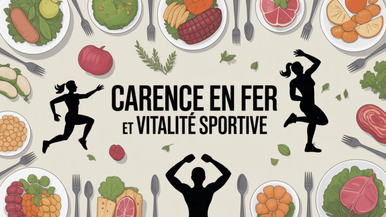 Table plats sains aliments riches en fer sportives