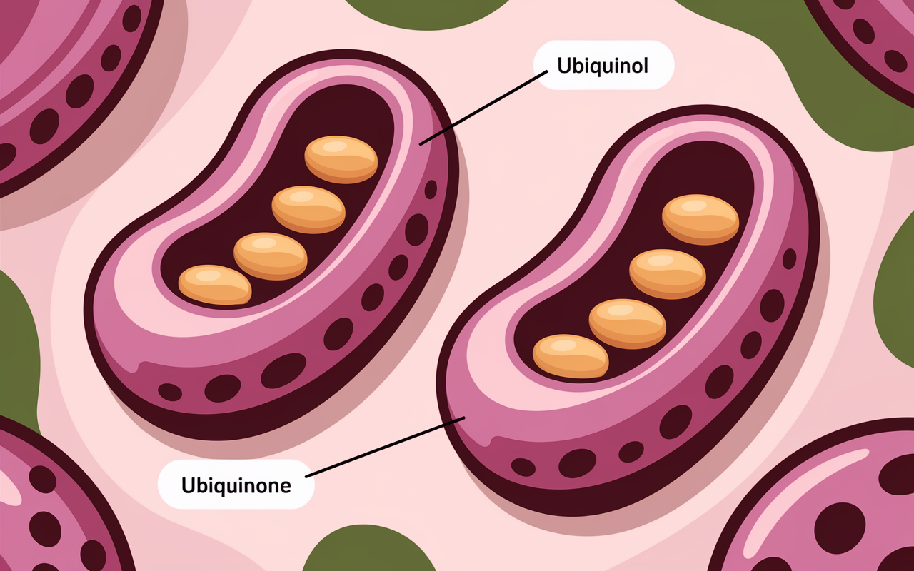 Mitochondries, gélules ubiquinone ubiquinol, Coenzyme Q10