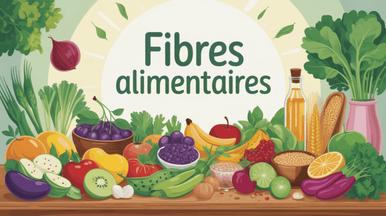 Fibres alimentaires table riche legumes fruits cereales completes