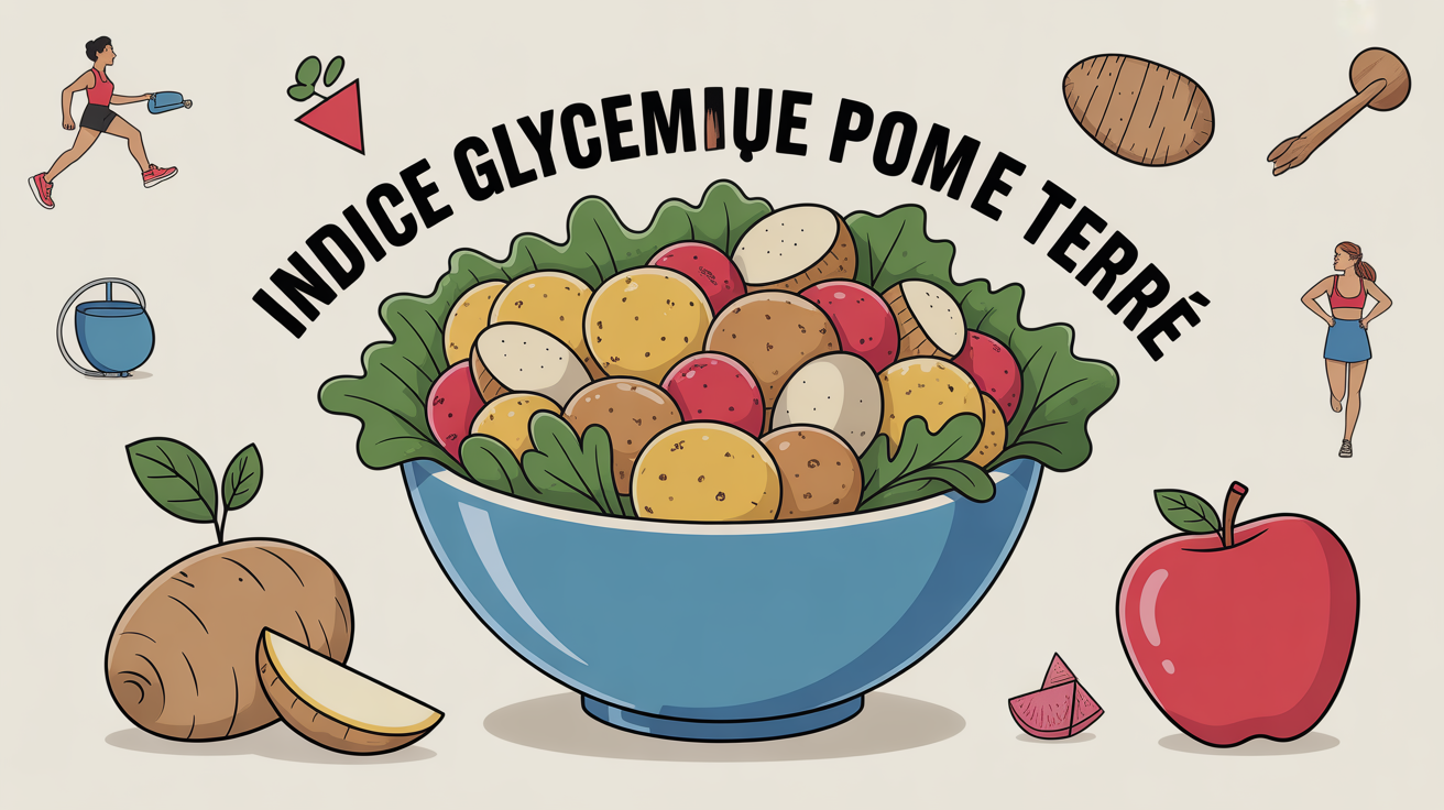illustration indice glycémique pomme de terre et nutrition