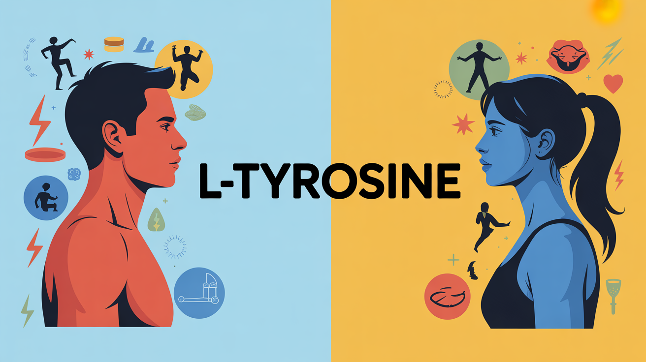 Illustration L-Tyrosine bienfaits stress energie