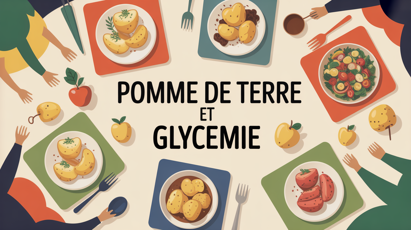table familiale plats pommes de terre differentes cuissons glycemie