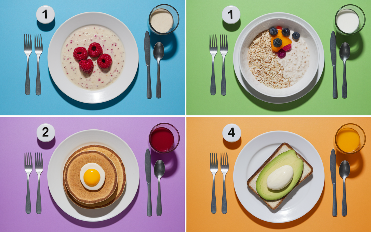 Idées rapides de petit déjeuner healthy