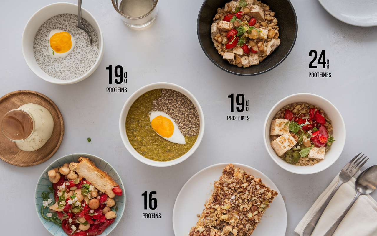 Plats proteines vegetales chiffres recettes faciles