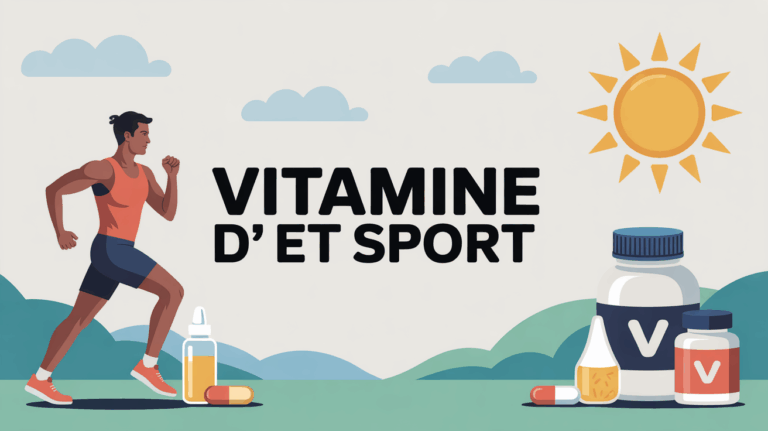 sportif avec supplements vitamine d en exterieur
