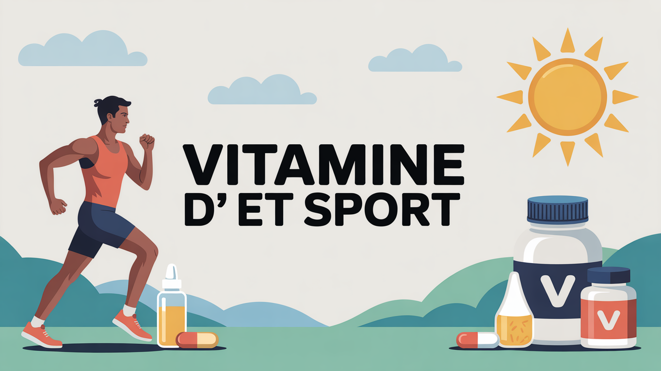 sportif avec supplements vitamine d en exterieur