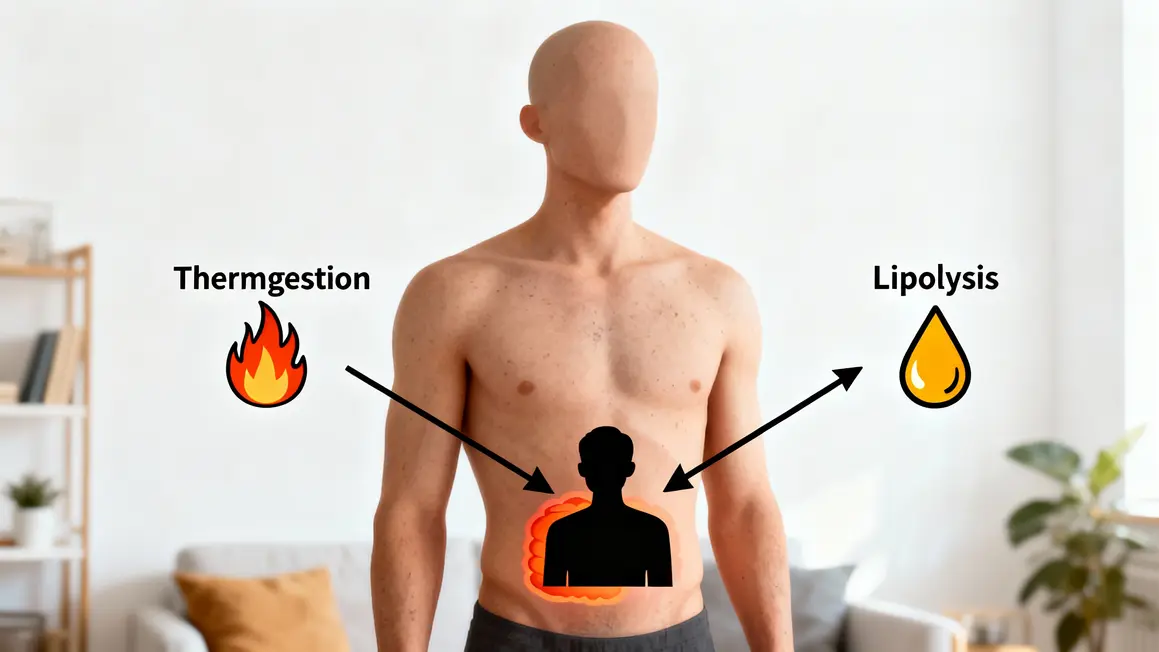 schema bruleur de graisse puissant thermogenese lipolyse