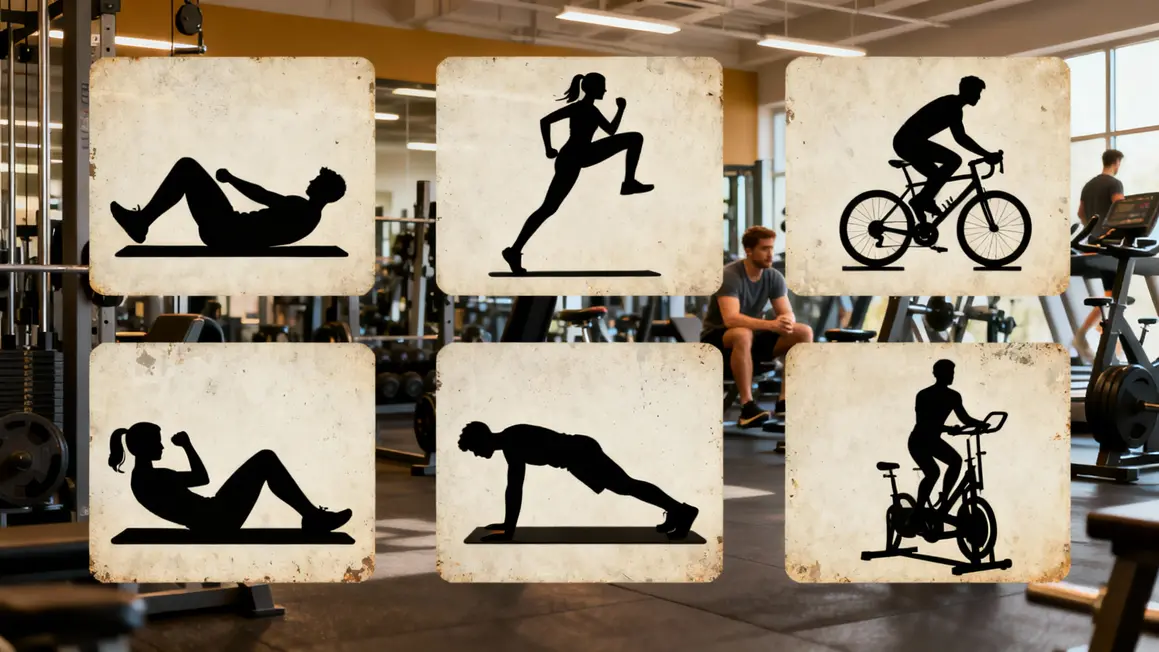 Routine exercices abdos semaine guide