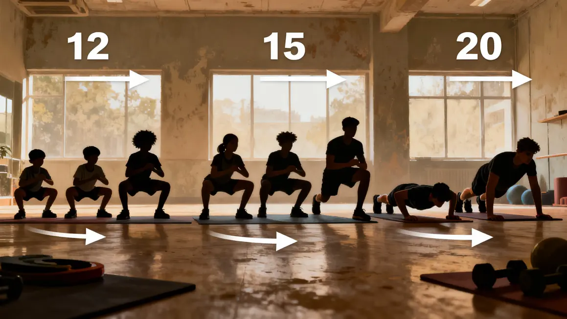 Progression musculation enfants adolescents jeunes adultes