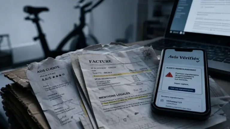 Maison fitness avis : SIRET invalide, alertes et vérification avant d’acheter