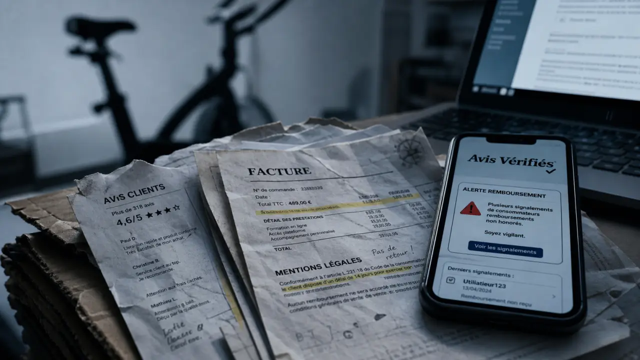 Maison fitness avis : SIRET invalide, alertes et vérification avant d’acheter