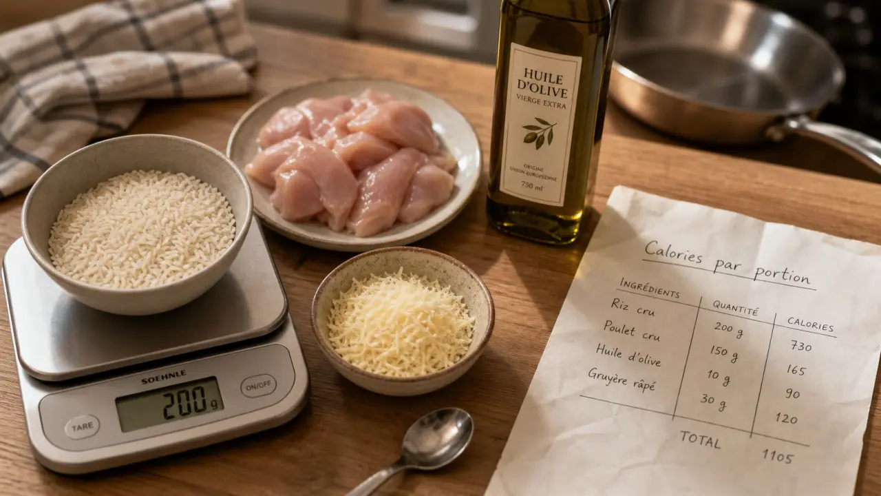 Calculer les calories d une recette : portions réelles et balance cuisine