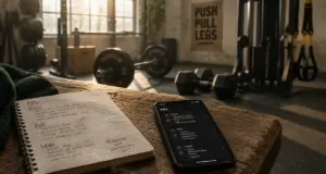 Push pull legs : séance en 3 blocs en salle de sport