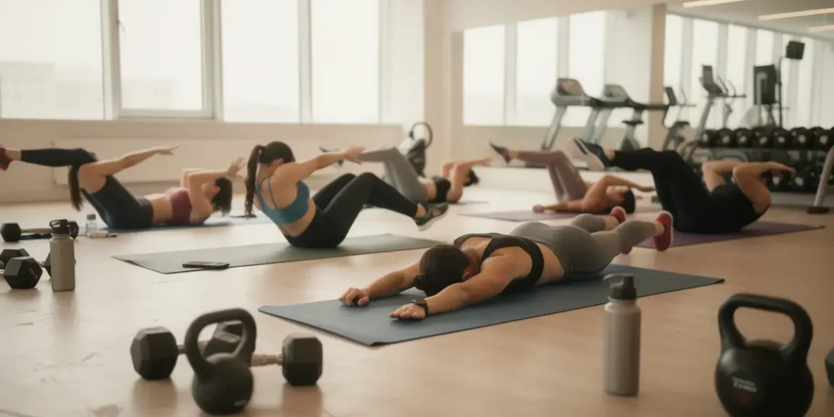 Entrainement abdos salle de sport motivation