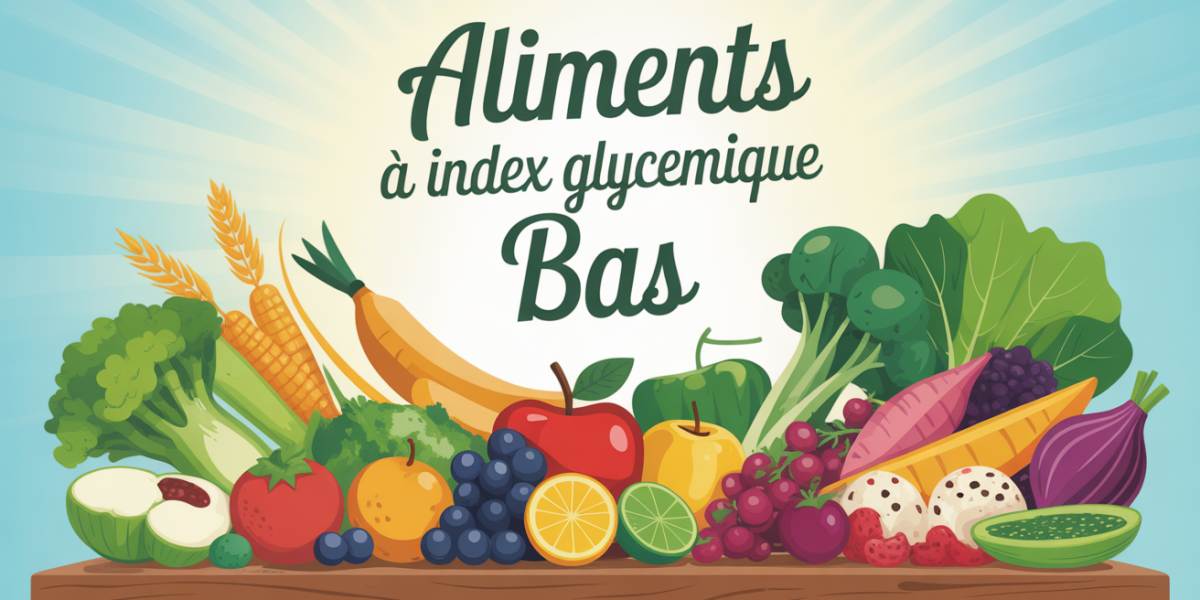 Plateau aliments à index glycémique bas sport