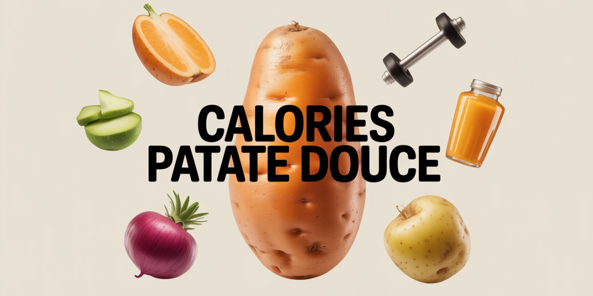 Calories patate douce image centrale orange sportive