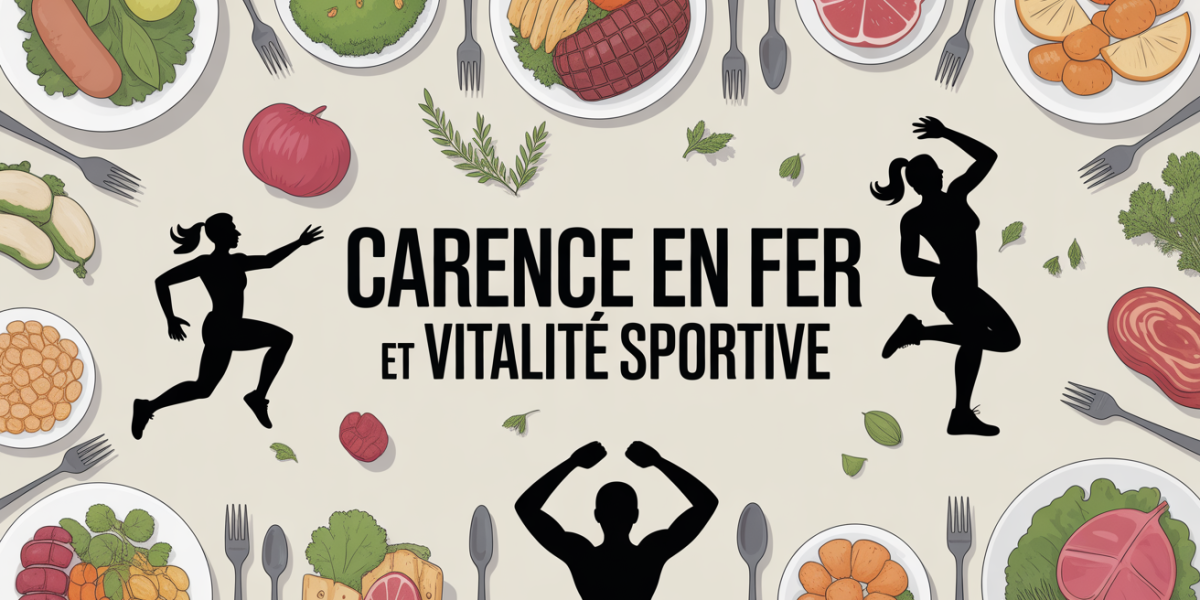 Table plats sains aliments riches en fer sportives